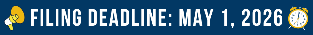 Filling Deadline: May 1, 2026