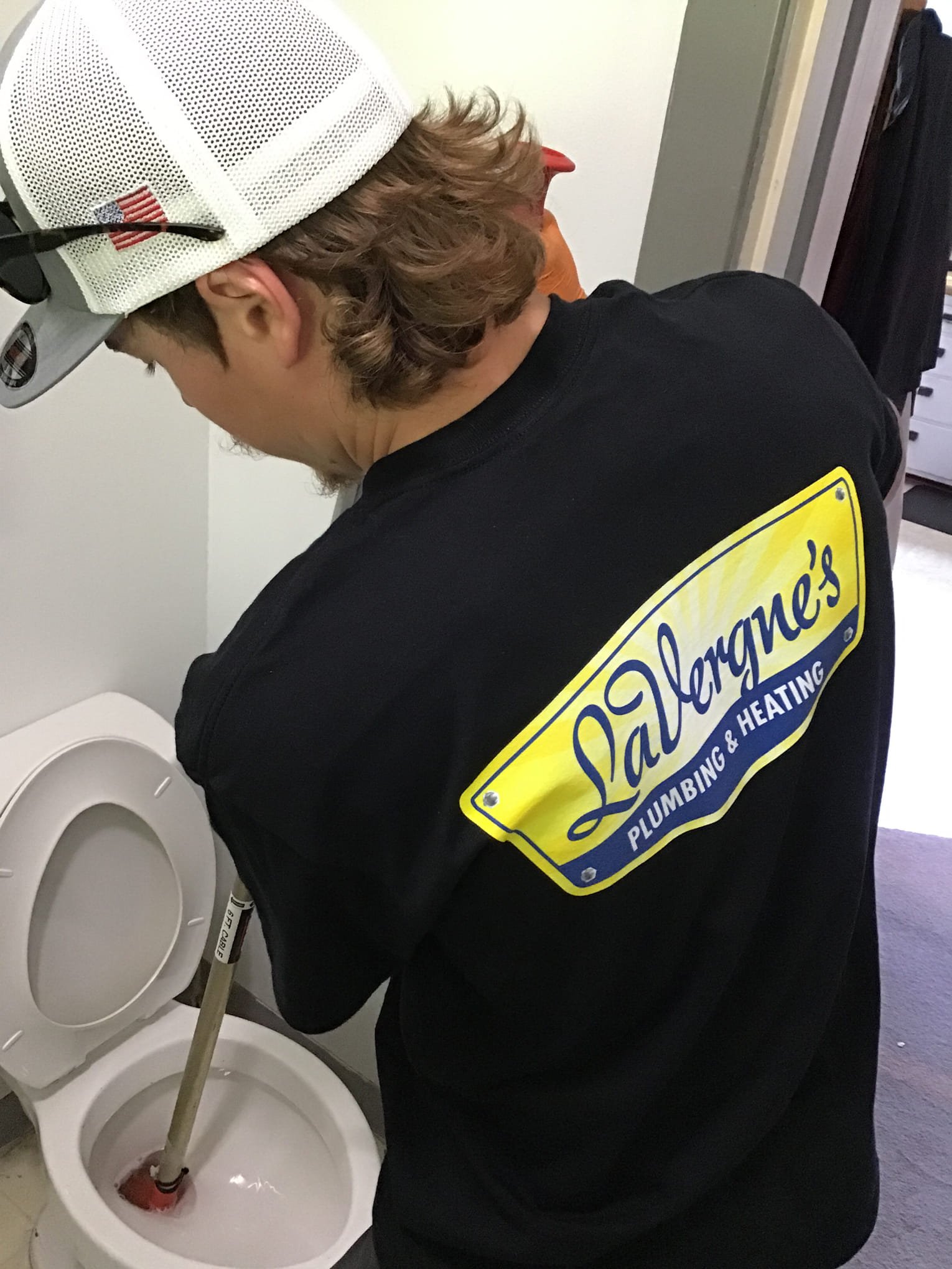 Technician working on a home system in Sumas, WA