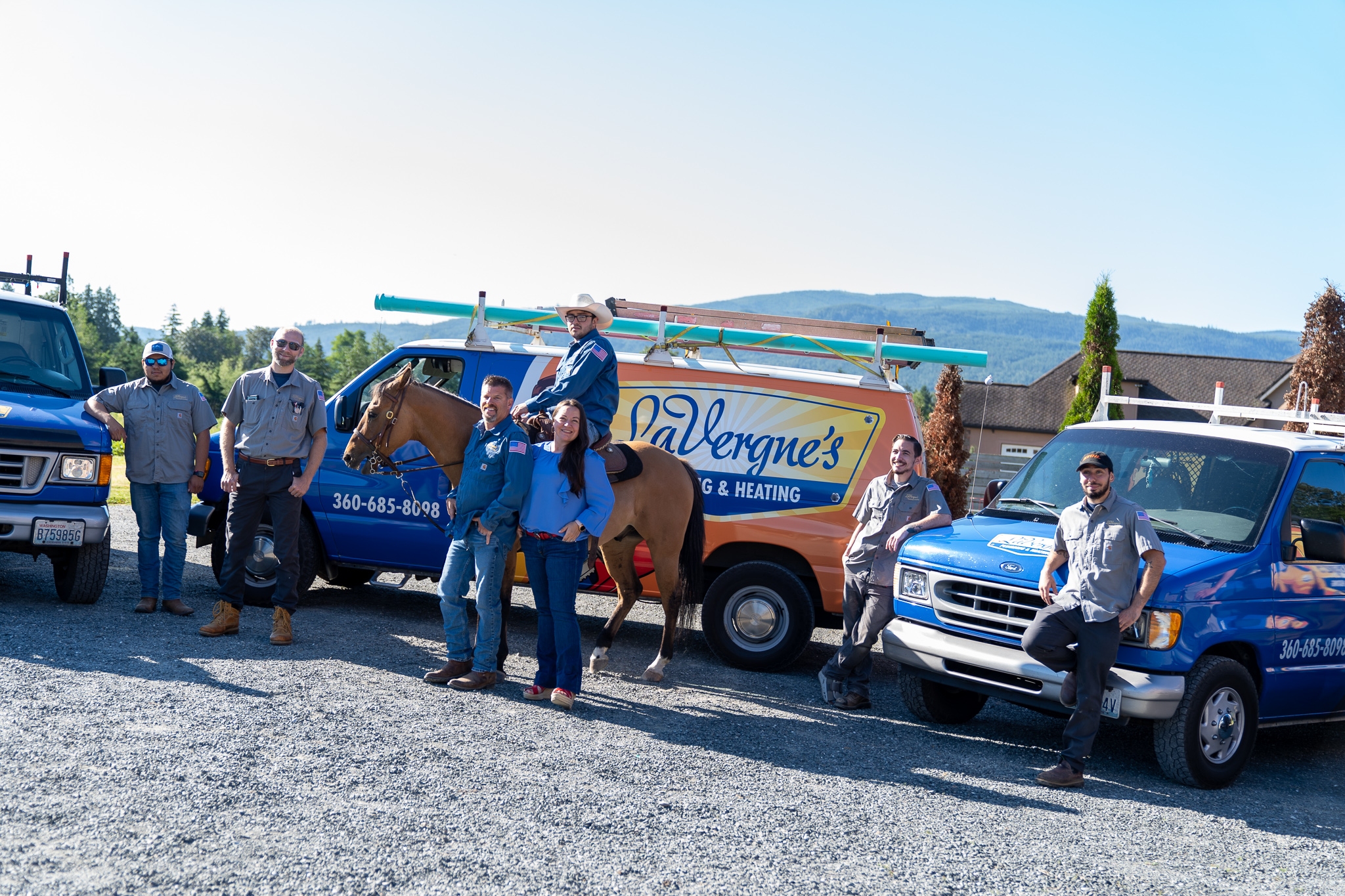 LaVergne's Plumbing at Work