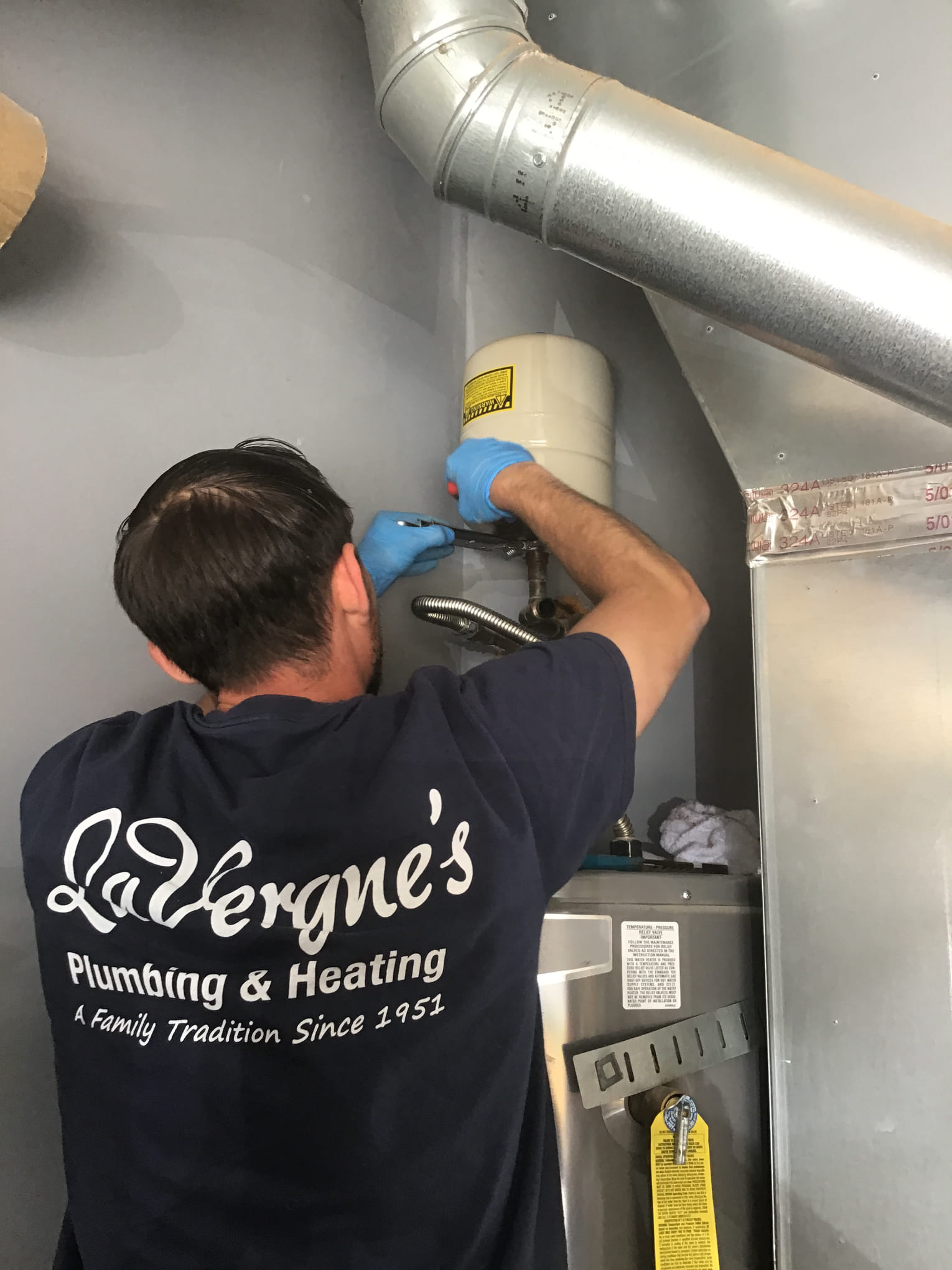 Technician working on a home system in Acme, WA